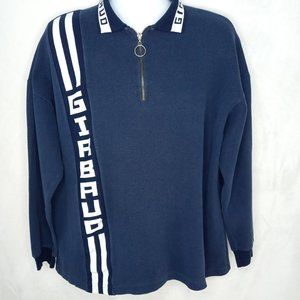 Vintage USA Marithe Francois Girbaud Blue Sweatshirt (3XL)